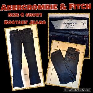 Women’s/Jrs Size 0 short Abercrombie & Fitch bootcut jeans